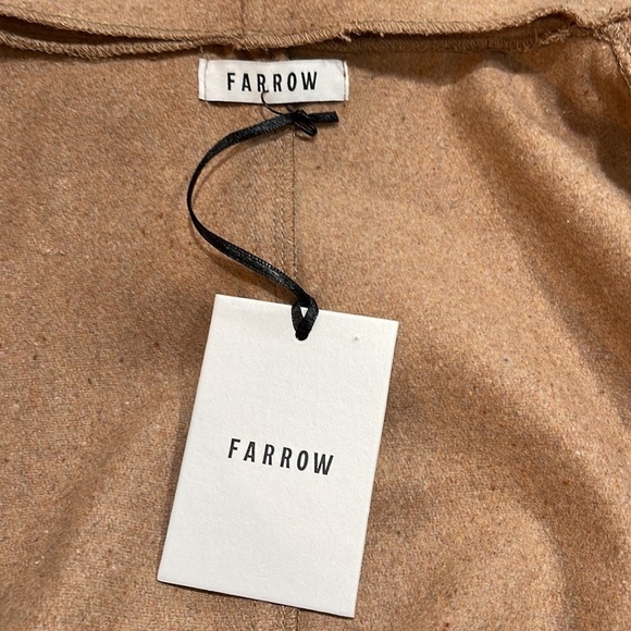 NWT Farrow Oversized Wrap Felted Camel Hooded Belted Coat ONE SIZE FITS MOST - Picture 5 of 7